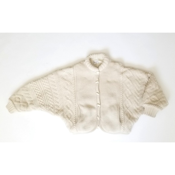 VINTAGE Chunky cable knit jacket - Picture 4 of 12